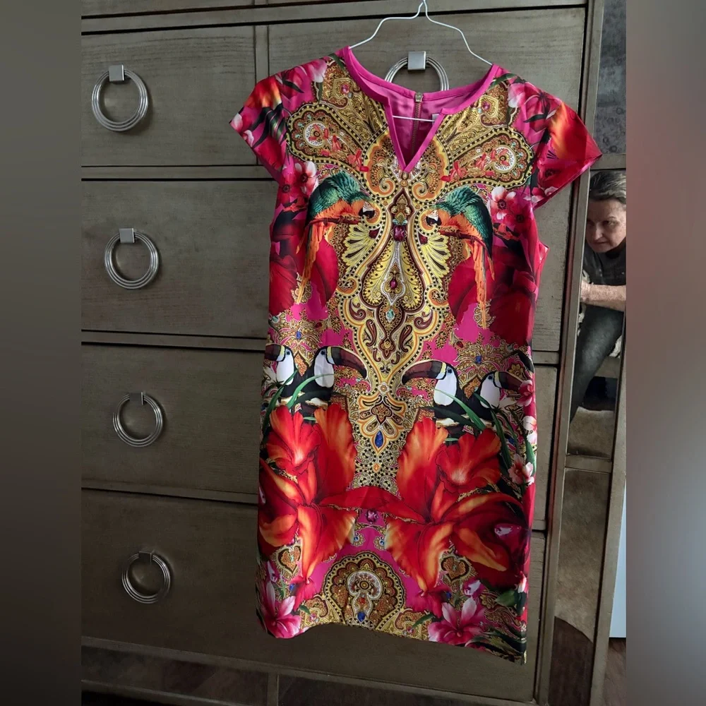 Ted Baker Aalia paisley Mini Dress - Picture 3 of 6